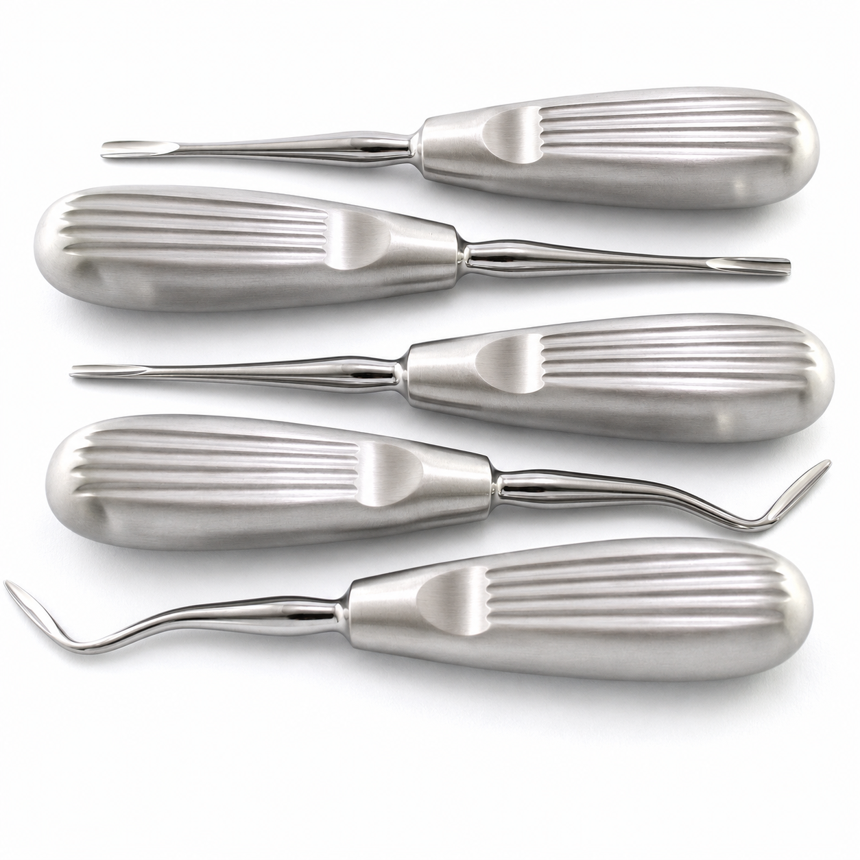 Dental root elevator instrument set