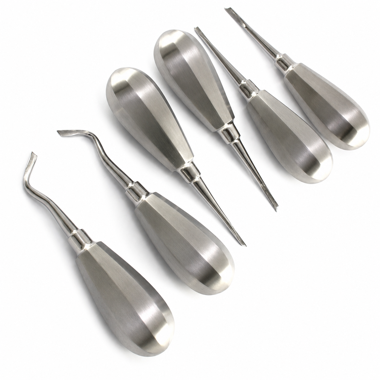6 Pcs Dental Root Elevators Kopp Oral Surgery PDL Luxating Tooth loosening — Dental Instruments by EQUIPES Instruments
