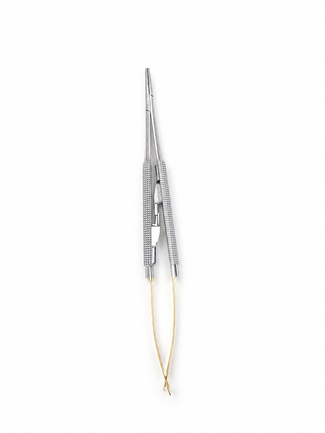 Castroviejo Micro Precise Needle Suture Holder Tungsten Carbide Inserts, Durable Smooth Lock Spring Action — Surgical Instruments by EQUIPES Instruments