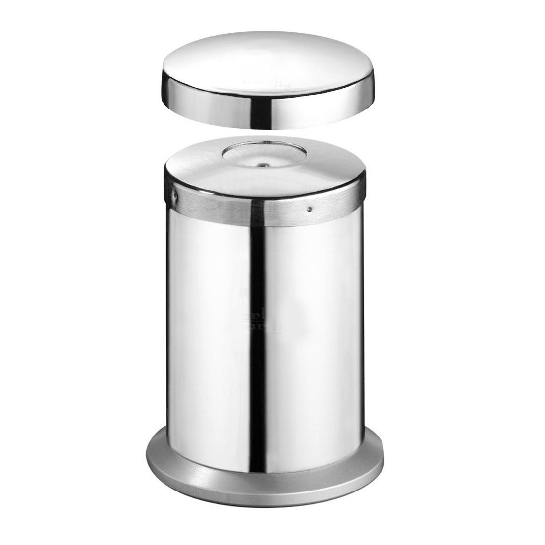 Holloware Instruments Methot Cotton Dispenser with Lid Stainless Steel — Medical Holloware by EQUIPES Instruments