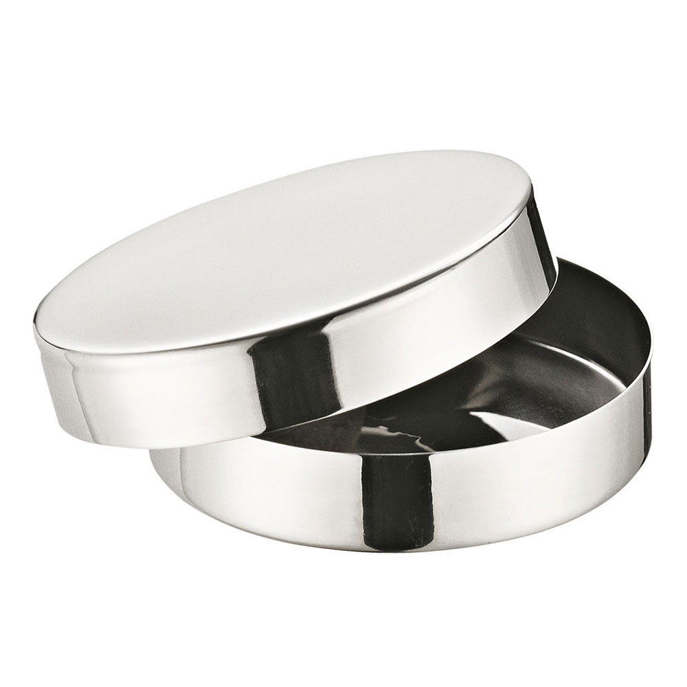 Holloware Instruments Petri Dish with LID Stainless Steel — Medical Holloware by EQUIPES Instruments