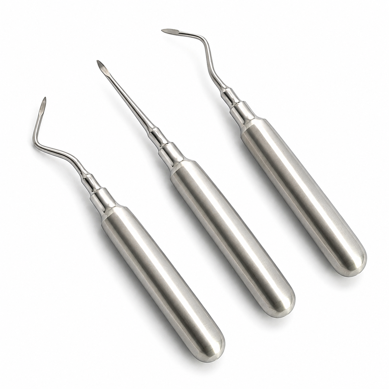 Root Picker Elevator Set of 3 Pcs - Root Picks Set - Root Fragment Picker Elevators — Dental Instruments by EQUIPES Instruments