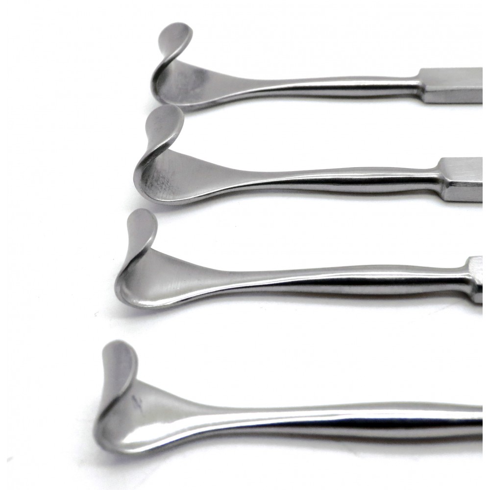 Four-piece Desmarres eye retractor set