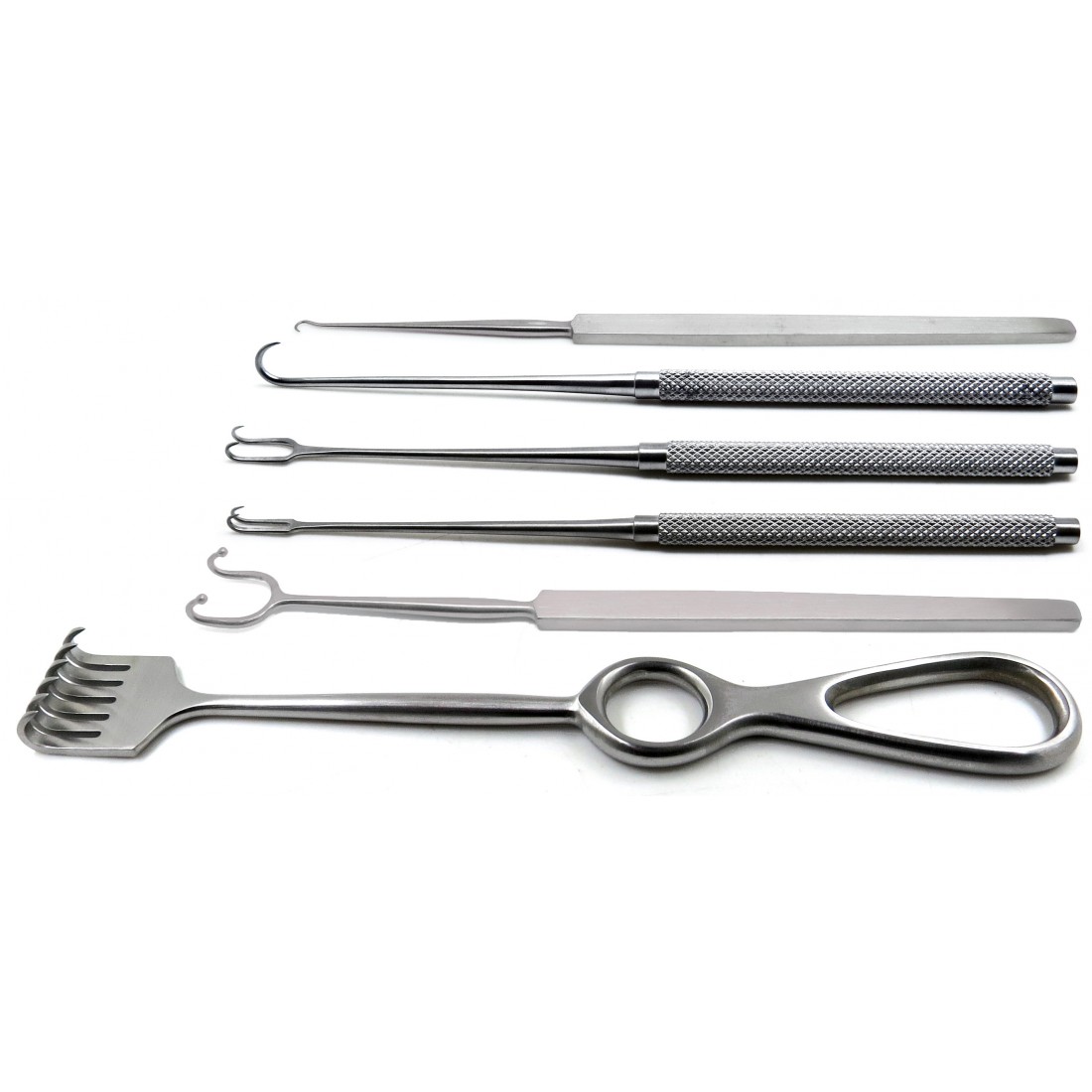 Set of 6 Pieces Skin Hook Surgical Instruments Retractors Fomon Volkman Joseph Gillies — Surgical Instruments by EQUIPES Instruments