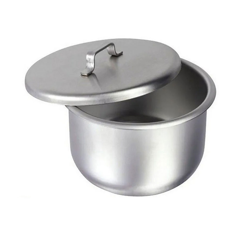 Stainless Steel Instrument Gallipot with Lid Holloware Instruments — Medical Holloware by EQUIPES Instruments